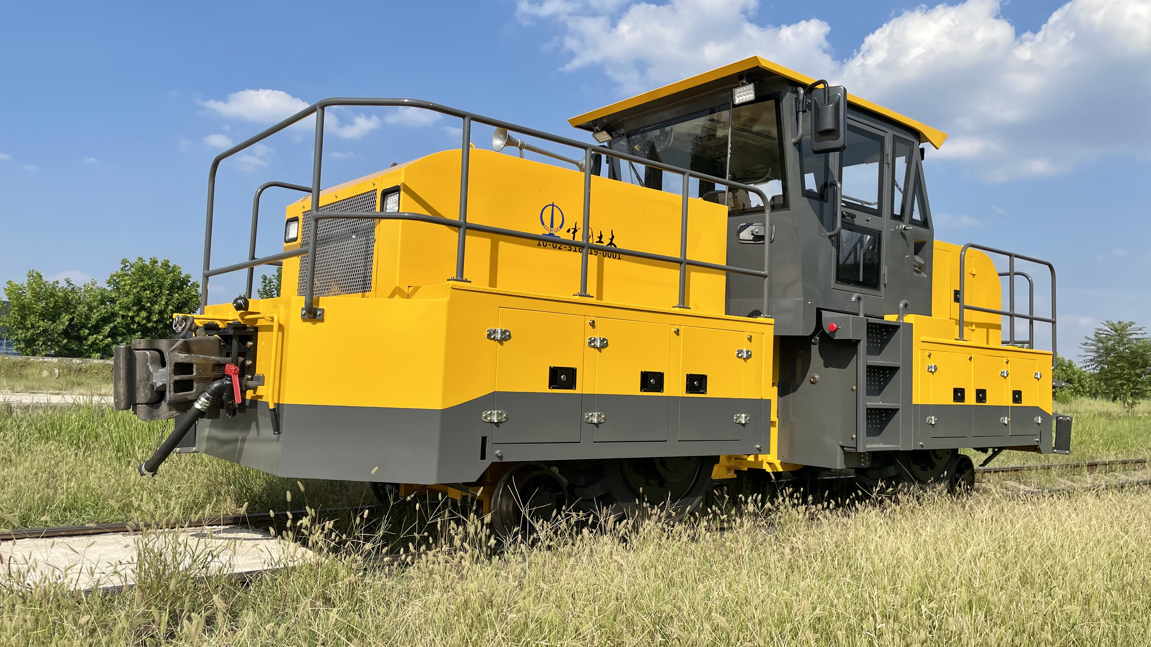 Movimentador de vagões multifuncionais de locomotiva de fileira única